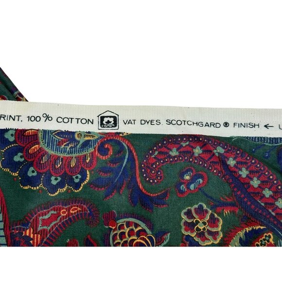 Waverly‎ Firestone Classics Henry Ford Museum Paisley Chintz Fabric 4 7/8 yds - Picture 11 of 15